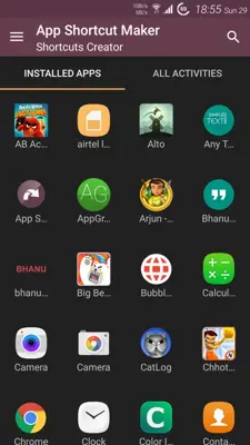 App Shortcut Maker android App screenshot 1